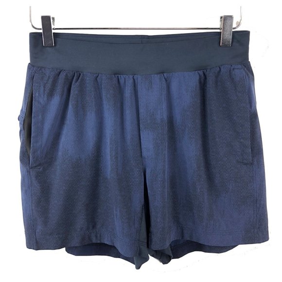lululemon athletica Other - RARE Lululemon S T.H.E. Shorts Blue Herringbone EU